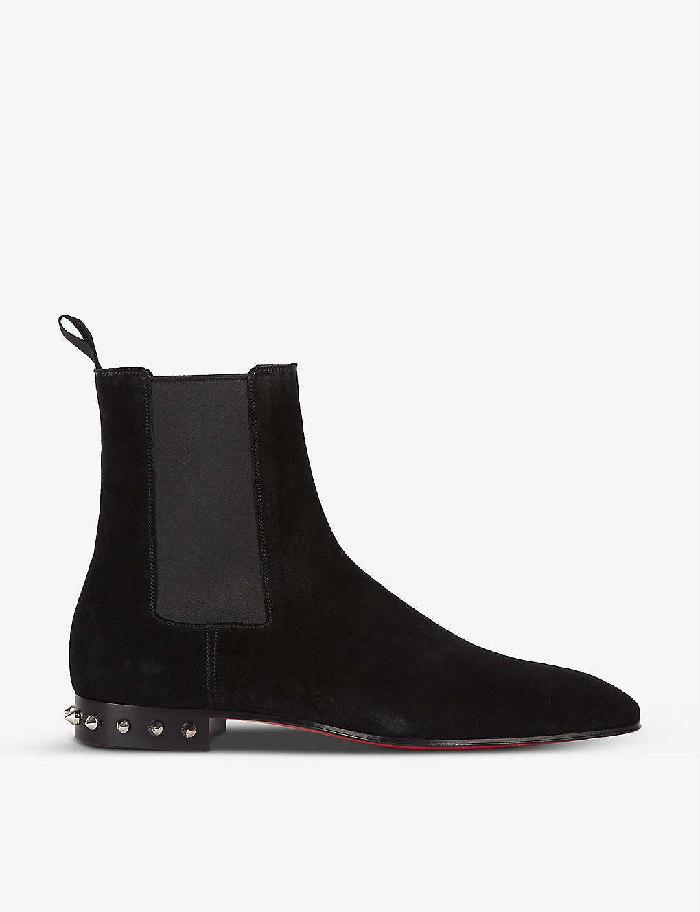 Christian Louboutin Roadie Flat  Red bottom heels christian louboutin,  Christian louboutin men, Chelsea boots