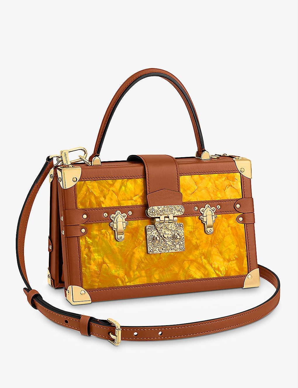 Louis Vuitton Black Petite Malle Handbag Bag