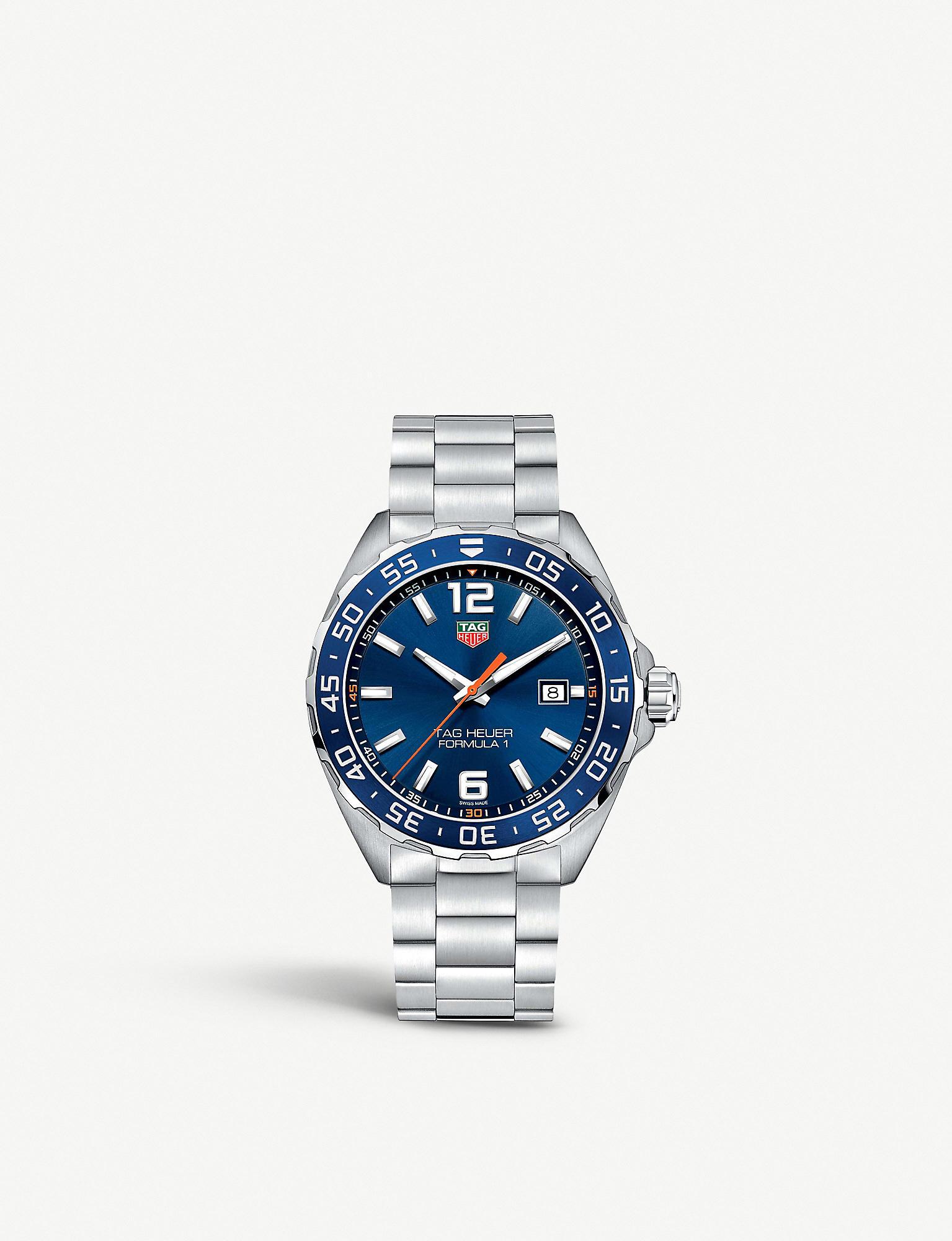 tag heuer formula 1 blue and gold
