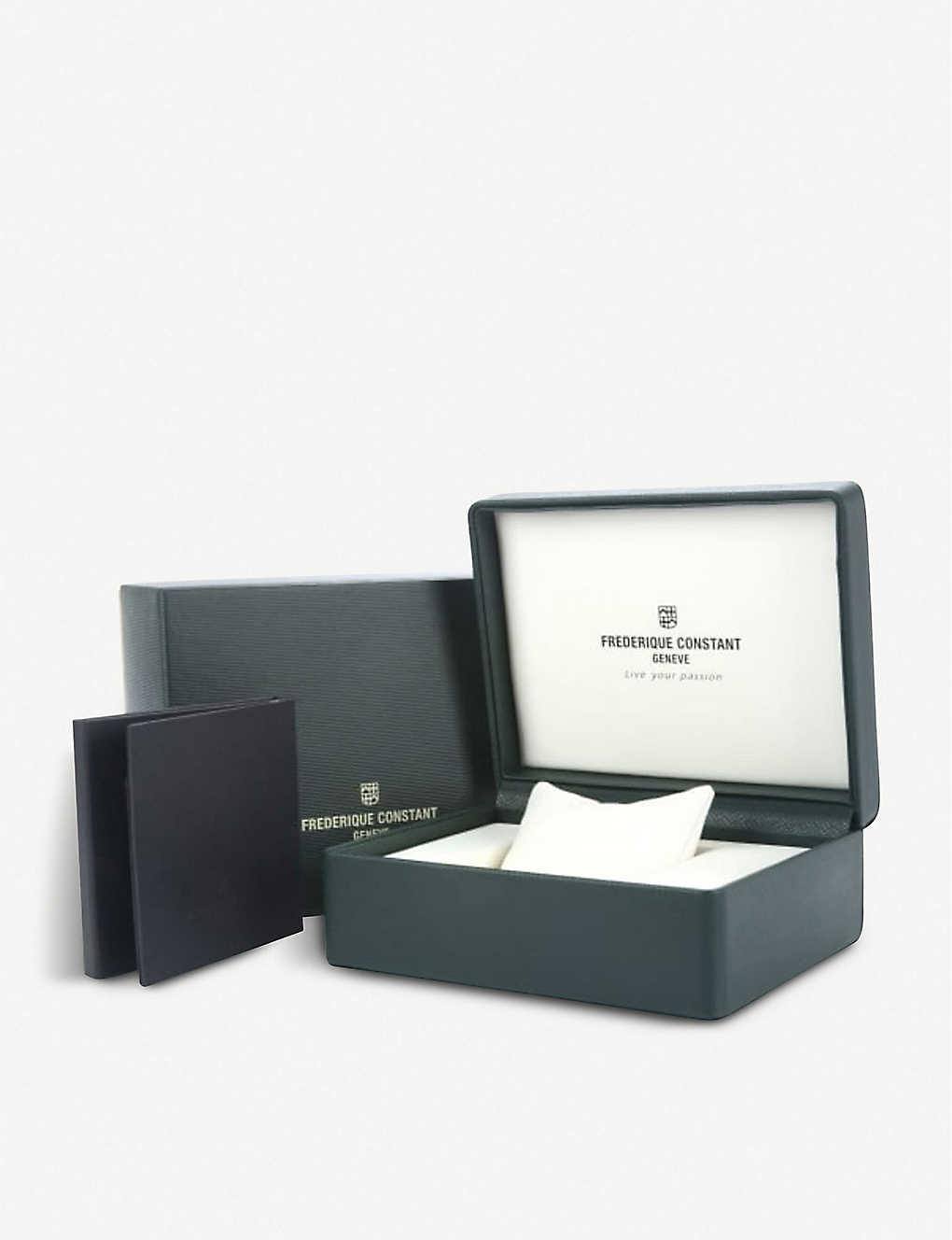 Frederique Constant Fc-303mlg5b4 Classic Index Automatic Rose Gold-plated  Stainless Steel And Leather Watch in Metallic for Men - Lyst