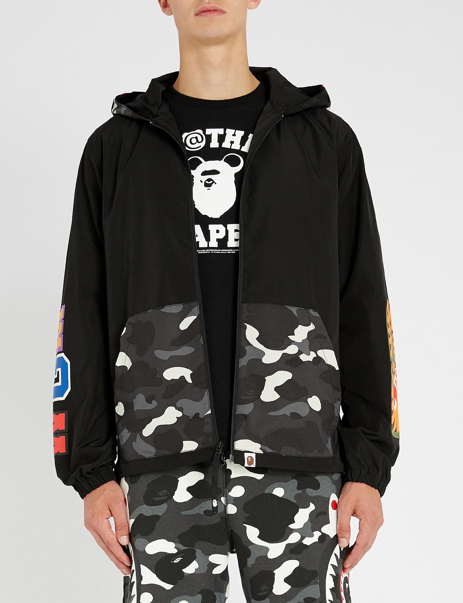 bape shark black camo
