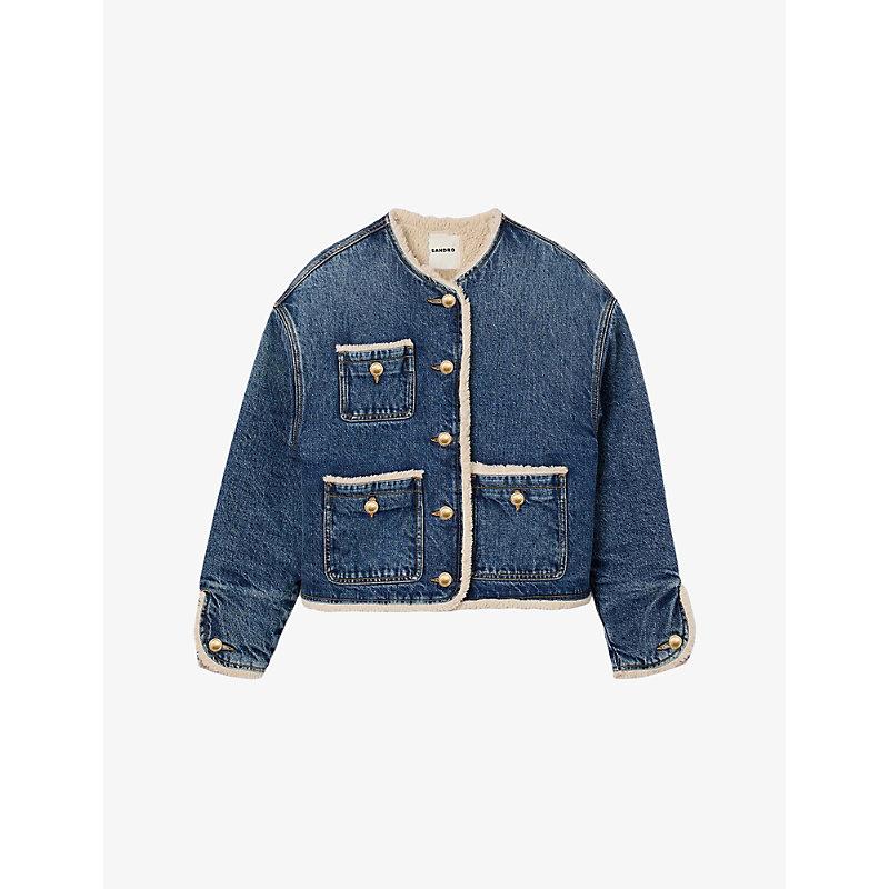 sandro-Blue-Jean-Patch-Pocket-