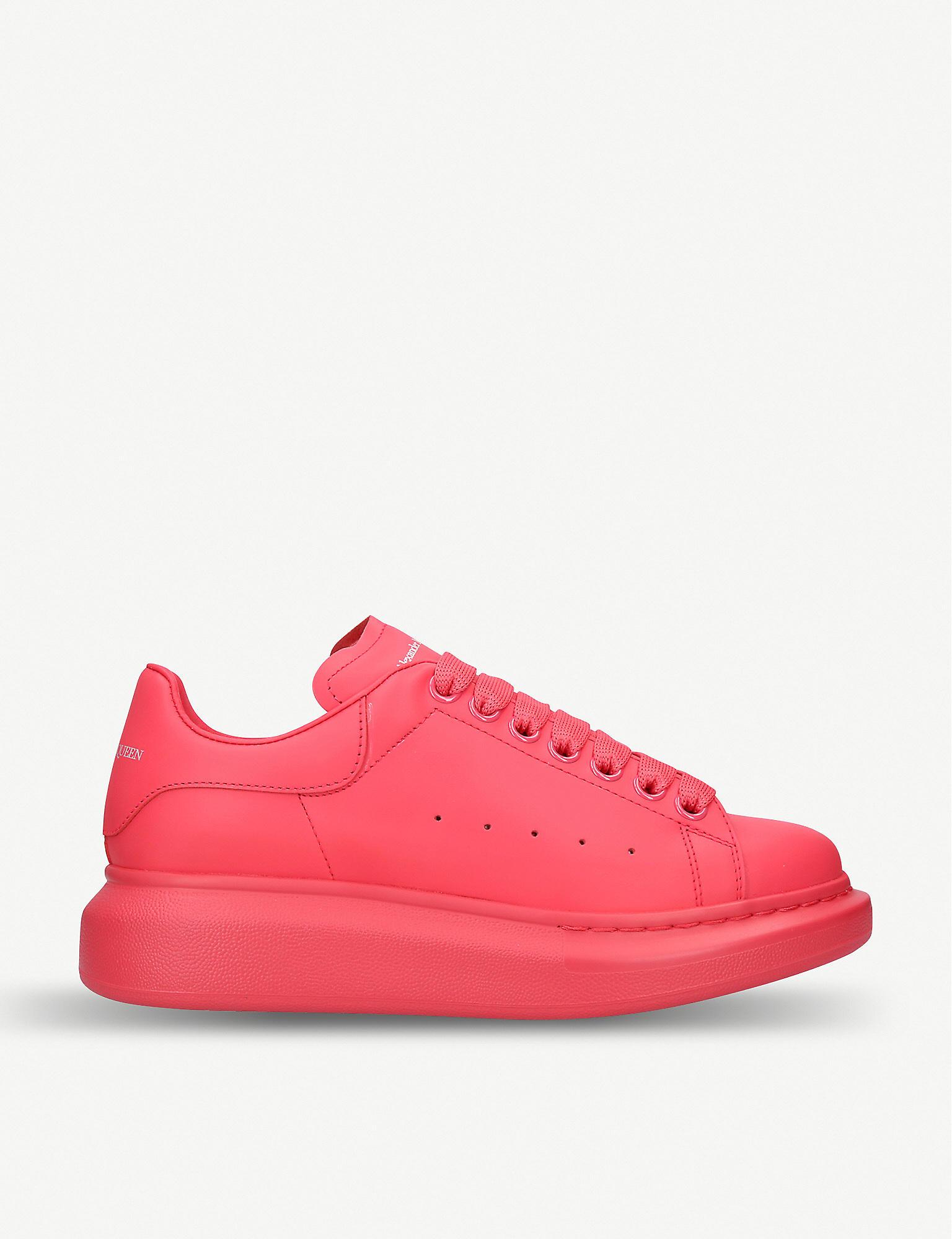 pink alexander mcqueen trainers