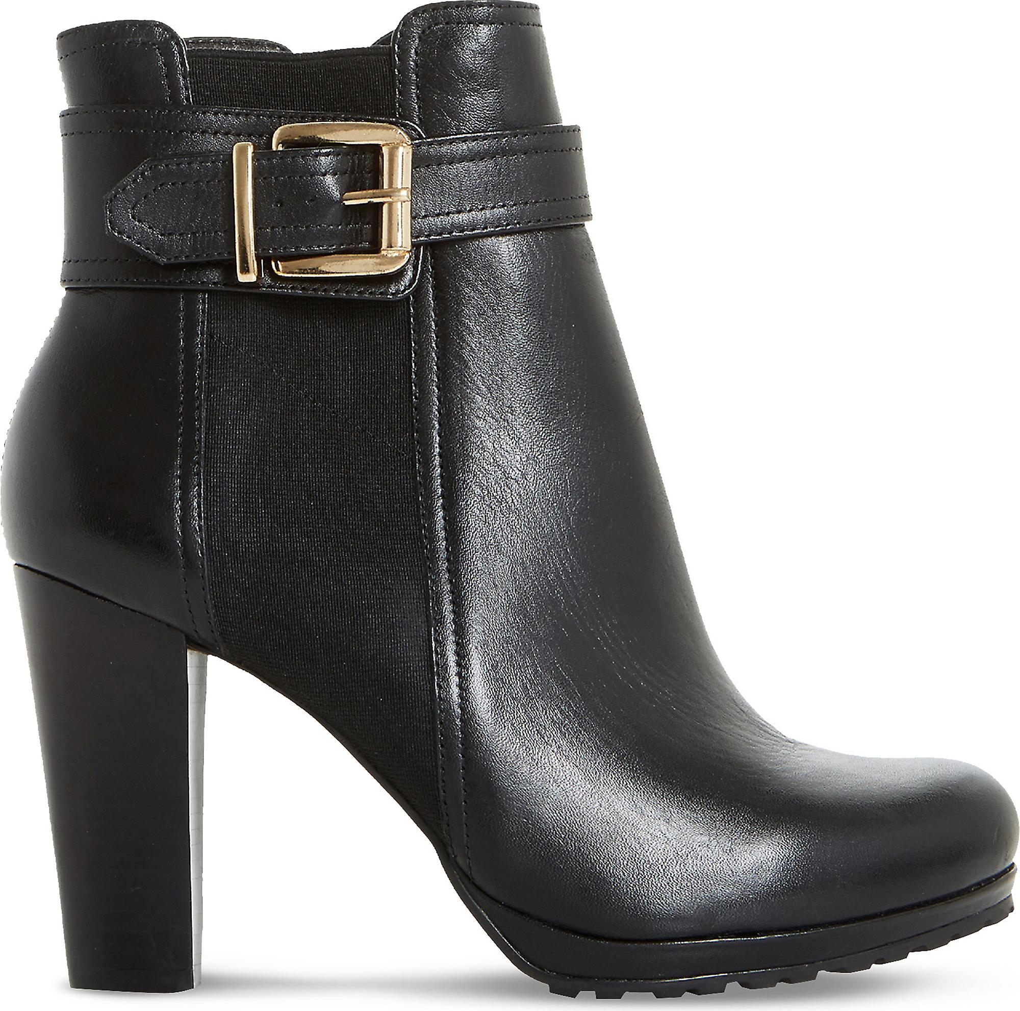 Dune Orine Leather Ankle Boots in Black-Leather (Black) - Lyst