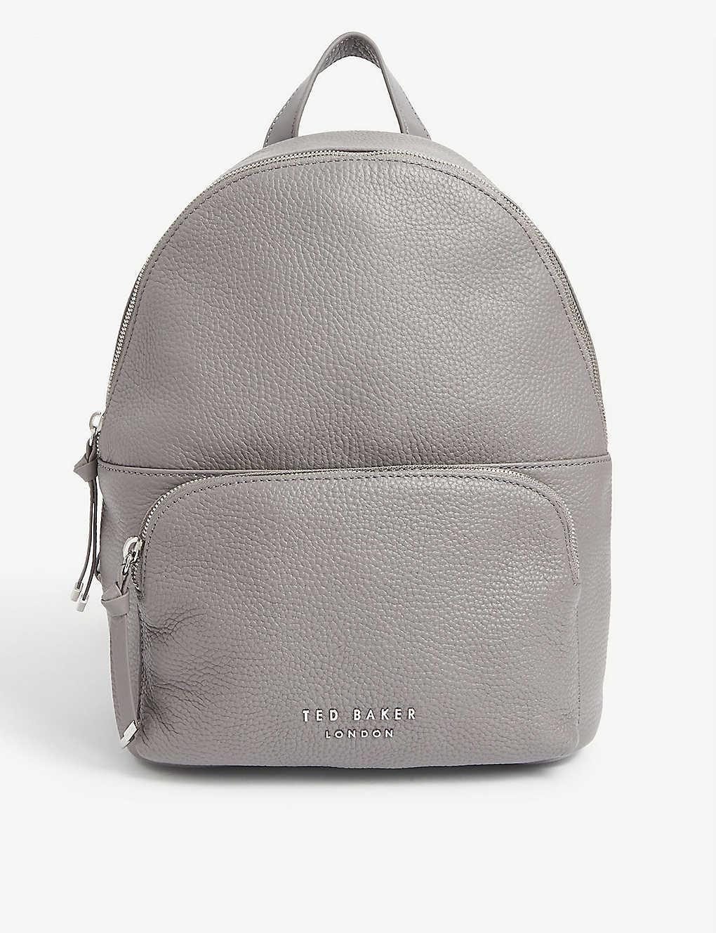 Ted baker roziie leather backpack black sale