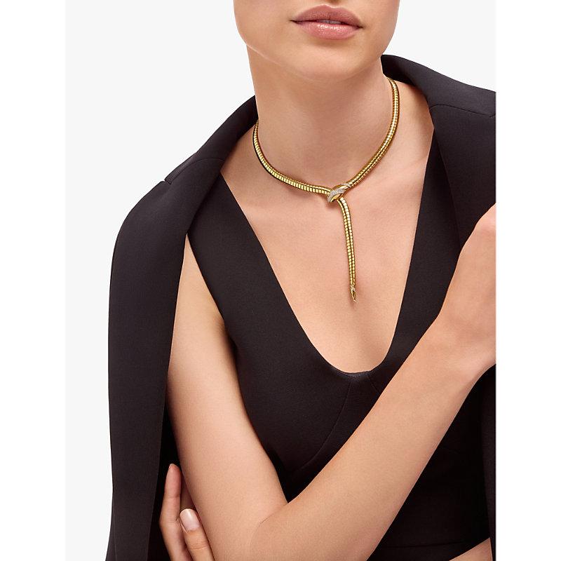 BVLGARI Serpenti Tubogas 18Ct- Brilliant-Cut Diamond And
