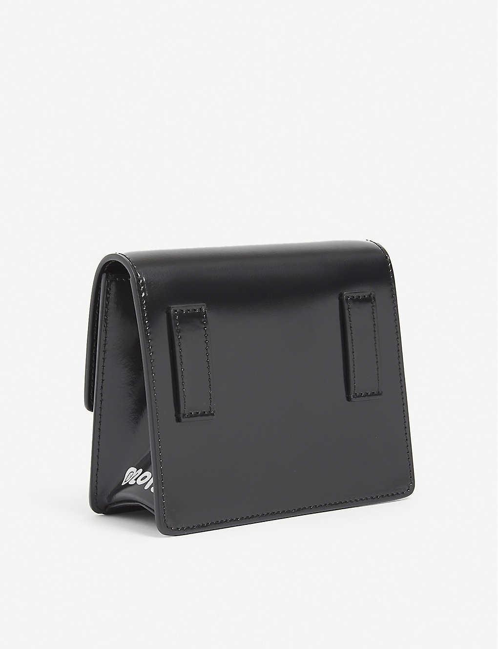Off-White c/o Virgil Abloh Jitney 0.7 Rent Money Leather Cross-body Bag in  Black