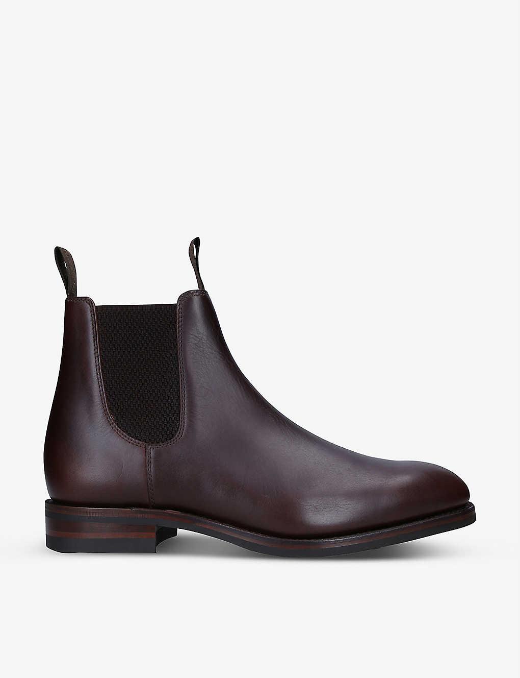 Loake Chatsworth Leather Chelsea Boots in Brown for Men Lyst