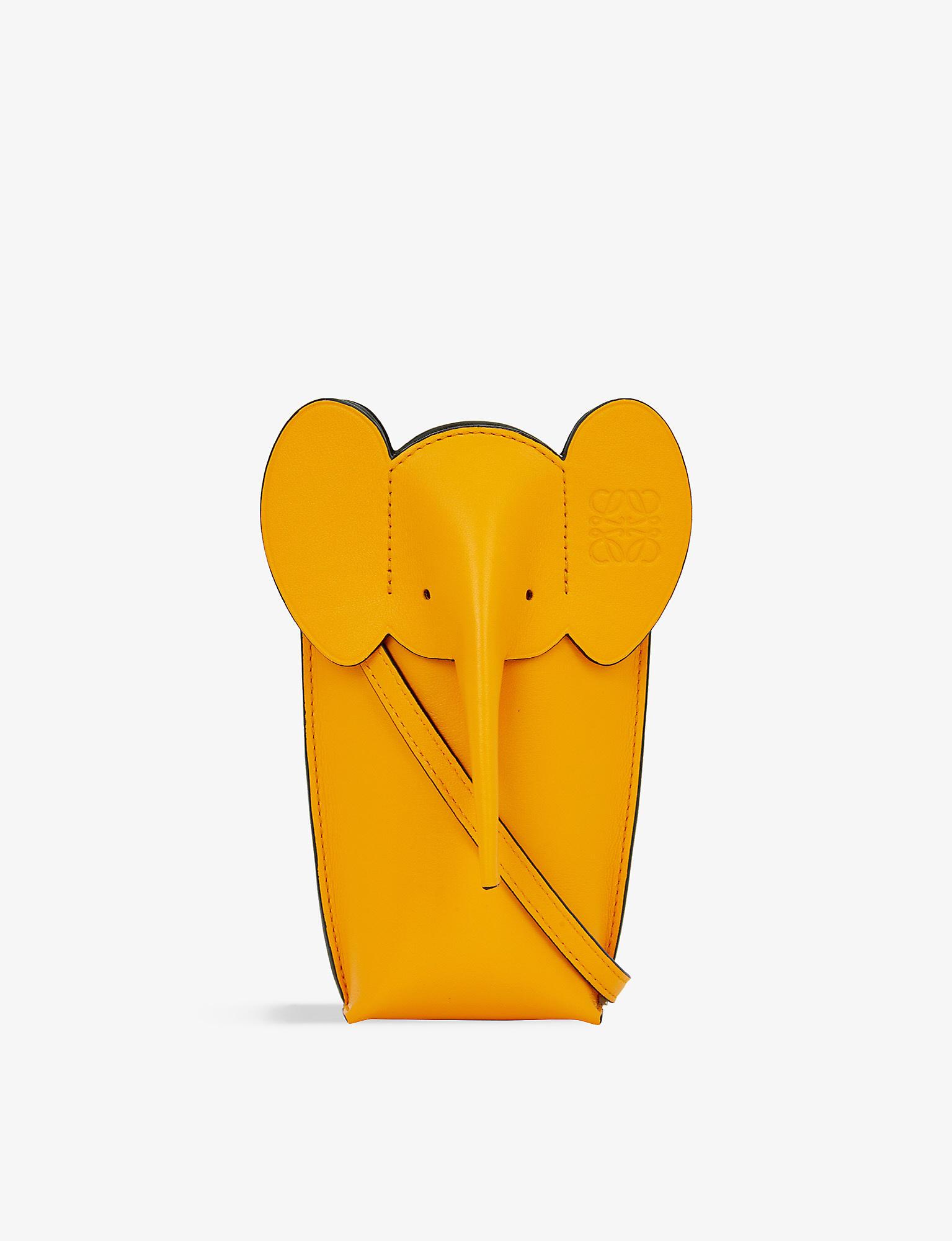 Loewe Elephant Cross-body Bag in Yellow | Lyst