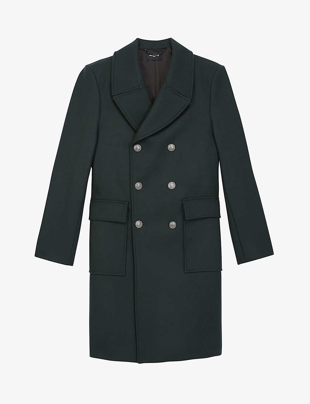 The Kooples Double-breasted Wool-blend 