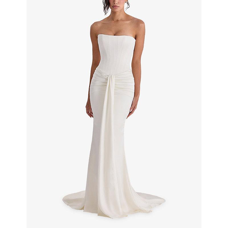 bridesmaid dresses curvy figure HOUSE OF CB Charmaine Corset Maxi Dress – Luxe by Kan main image 1
