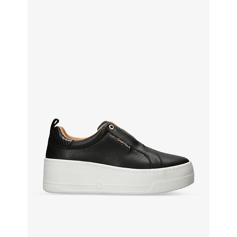 laceless platform trainers