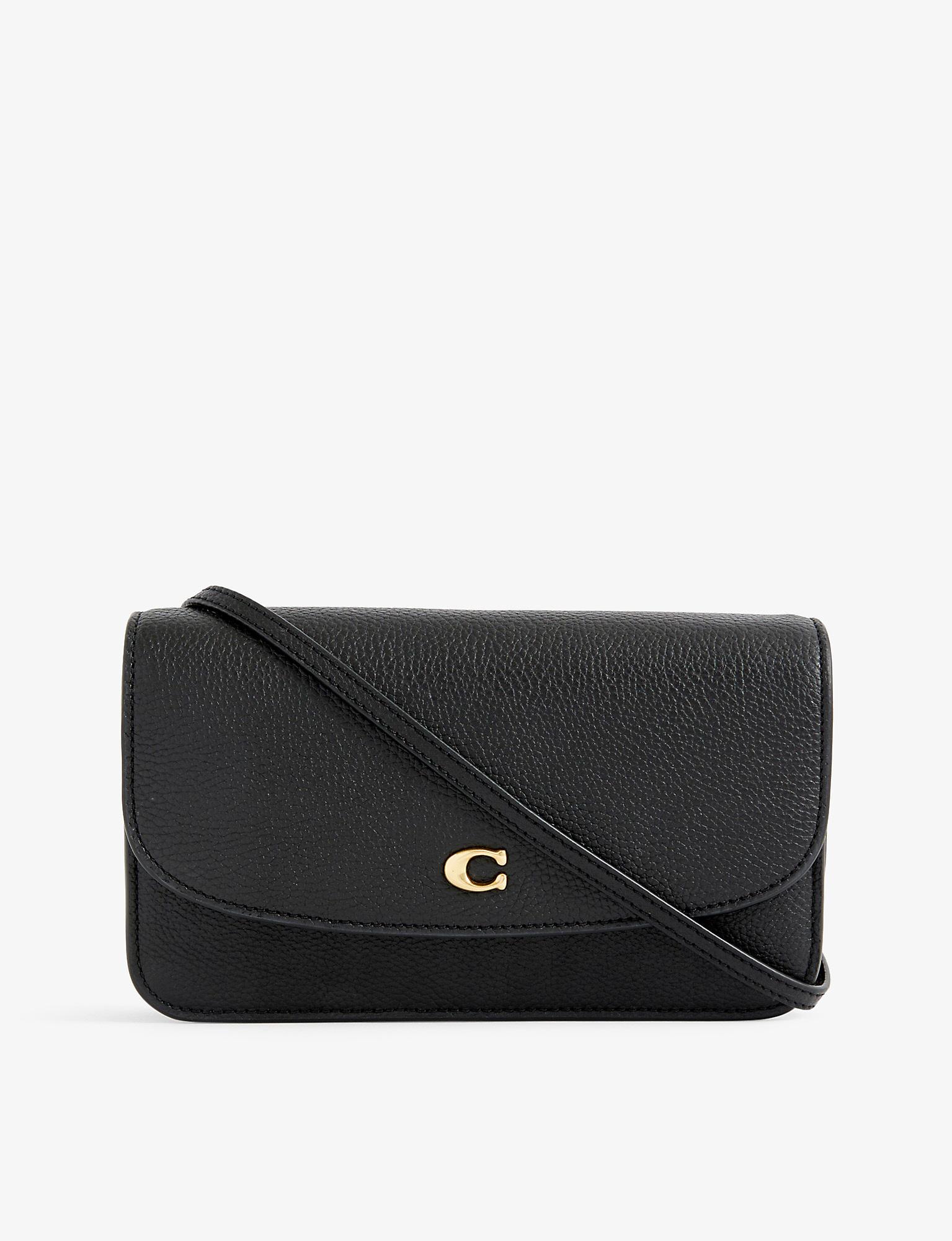 COACH Hayden Leather Crossbody Bag in Black Lyst