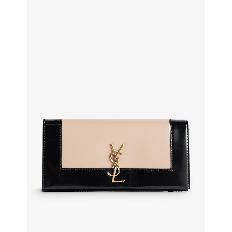 Kate monogram 2025 leather clutch