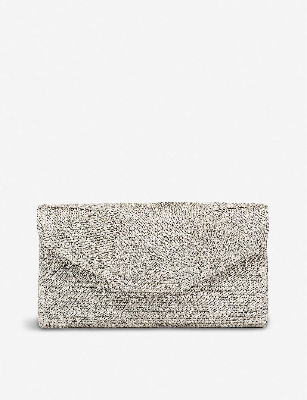 soft gold clutch