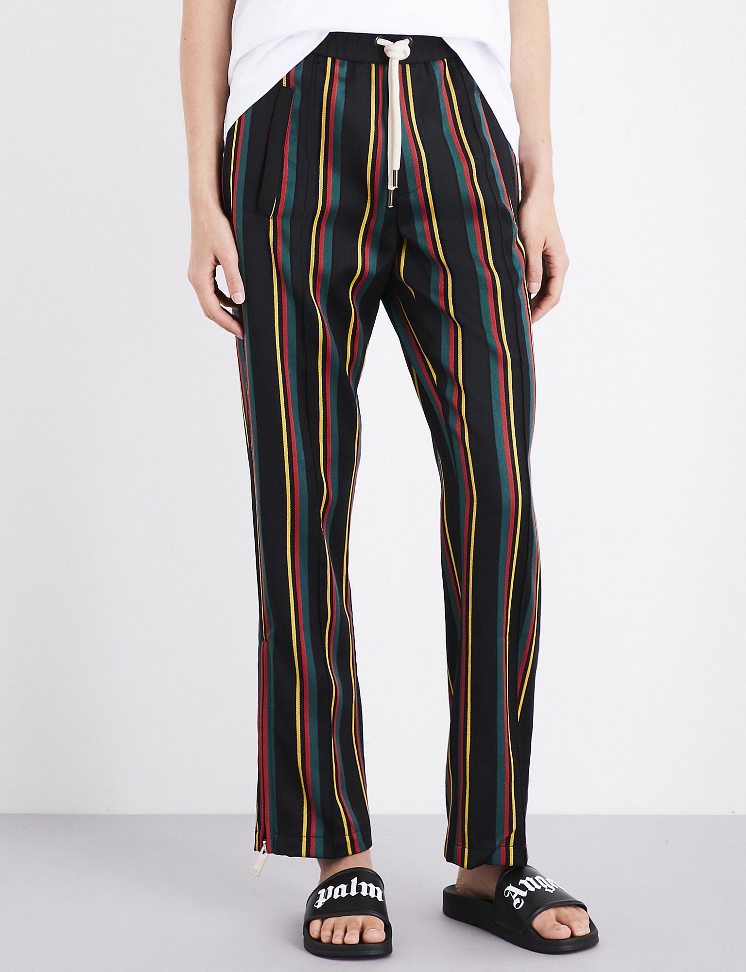 palm angels striped pants