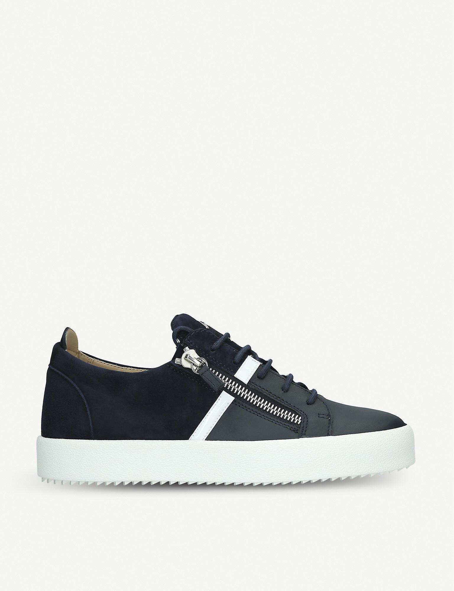 giuseppe suede trainers