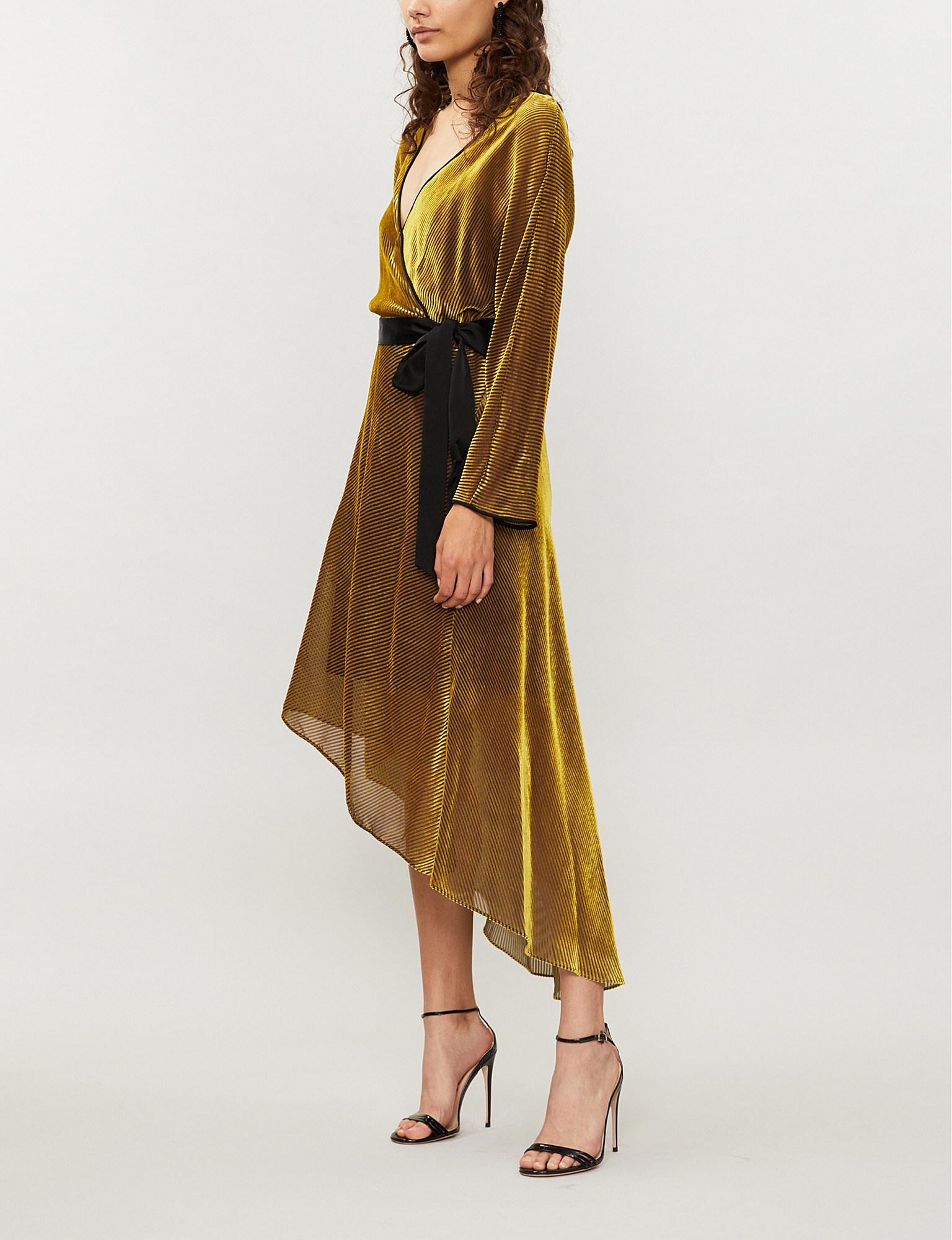 diane von furstenberg velvet mini dress