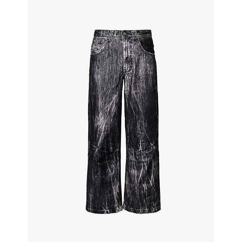 Jaded London Flock Colossus Five-Pockets Wide-Leg Relaxed-Fit 