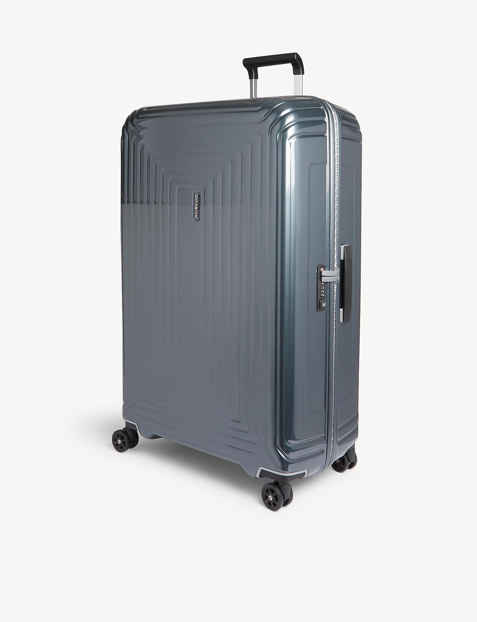 Samsonite Neopulse Spinner Four-wheel Suitcase 81cm in Metallic Grey (Gray)  for Men | Lyst