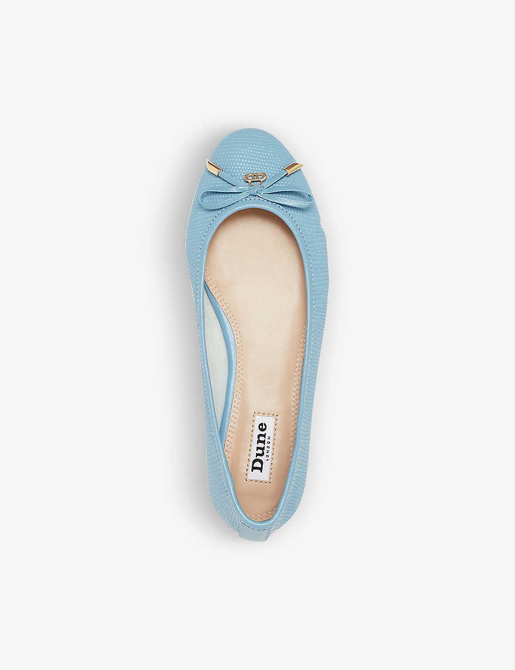Embossed Ballet Pumps 