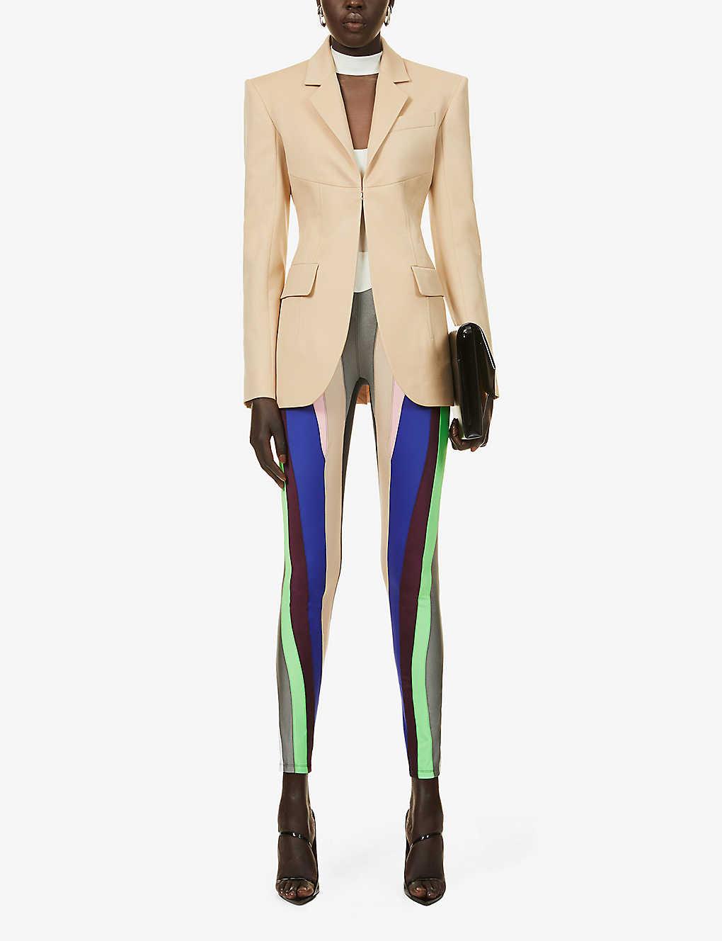 High-rise Stretch-jersey leggings 