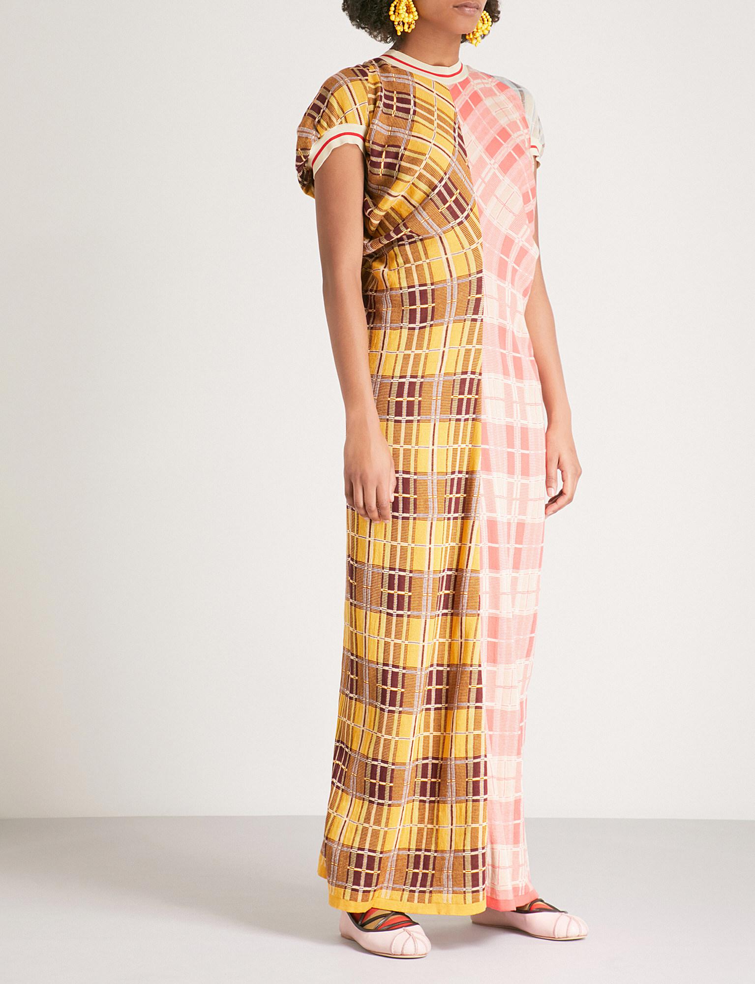 Marni Contrast-checked Cotton-blend 