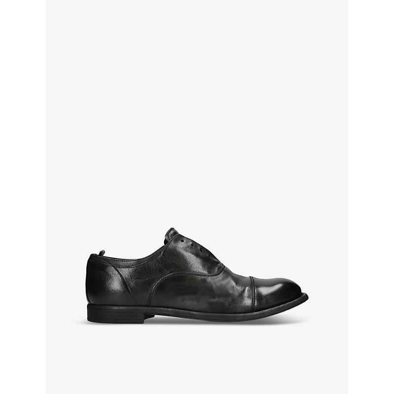 Officine Creative Chronicle Laceless Leather Derby Shoes in  display picture 3