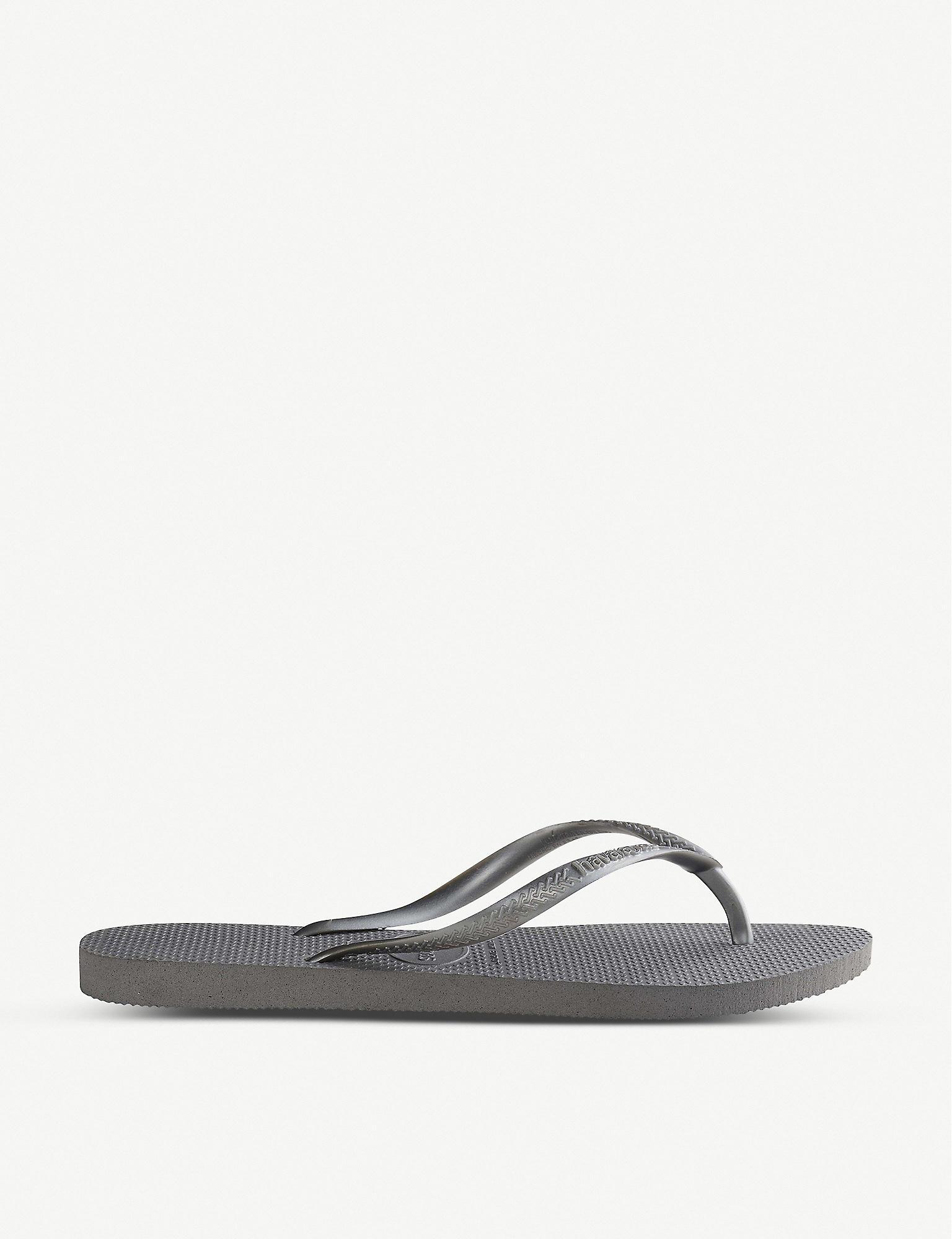 havaianas slim steel grey