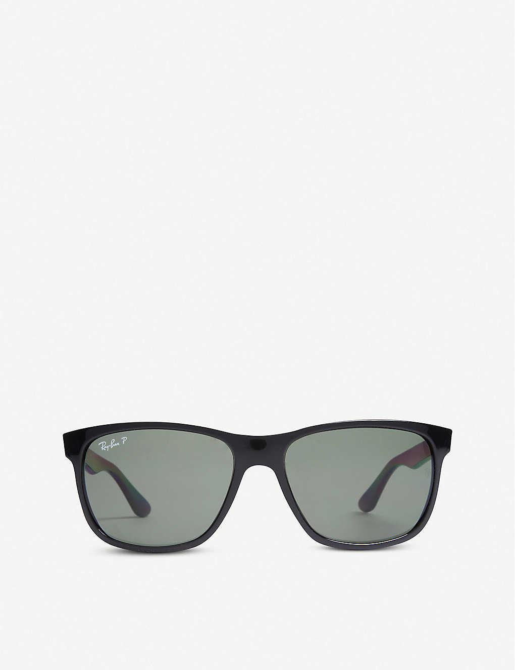 Ray-Ban Square-frame Sunglasses Rb4181 57 in Black for Men | Lyst