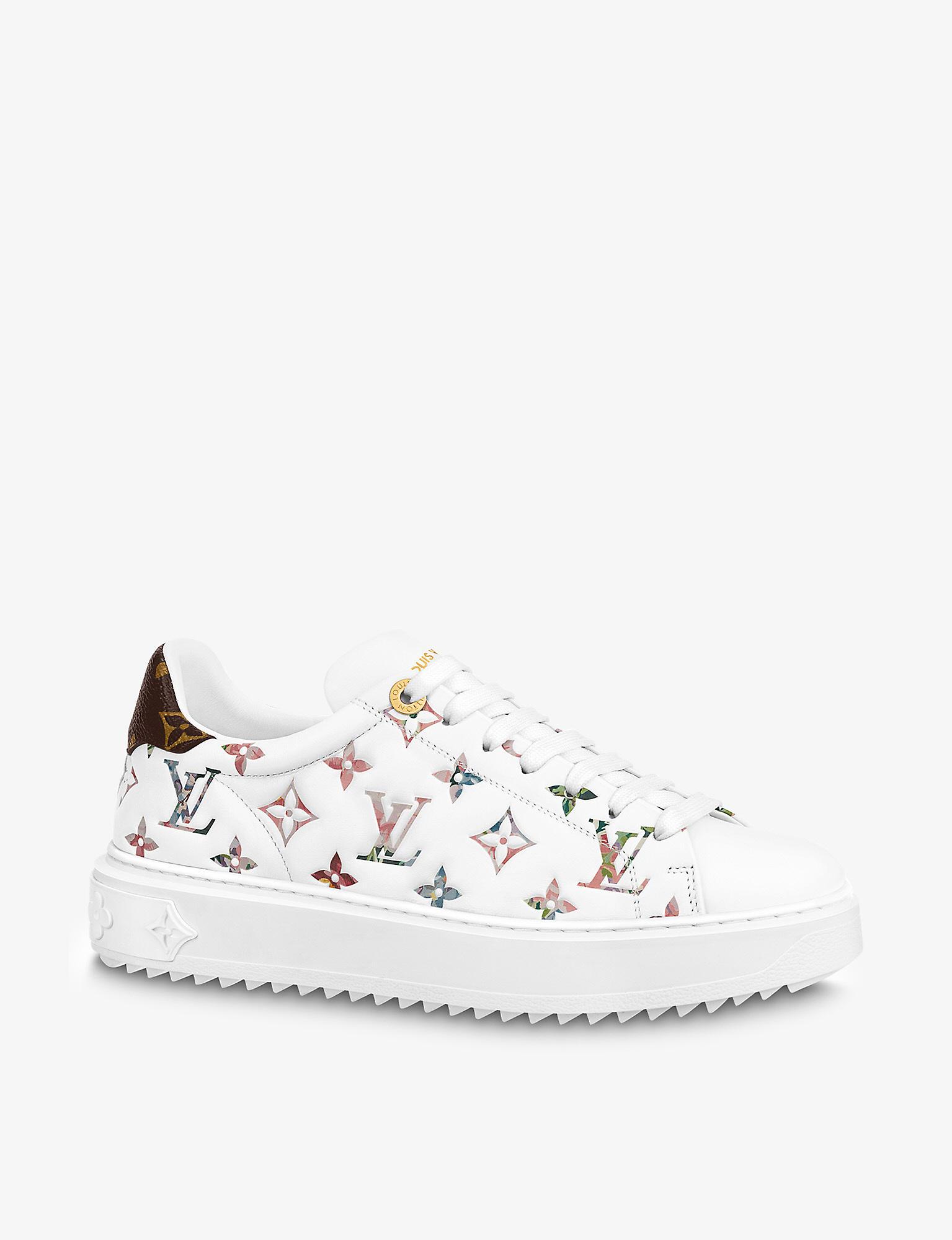 Louis Vuitton Monogram Embossed Time Out Sneakers