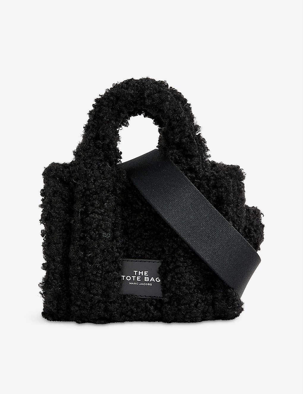 Marc Jacobs The Tote Mini Fleece Tote Bag in Black | Lyst