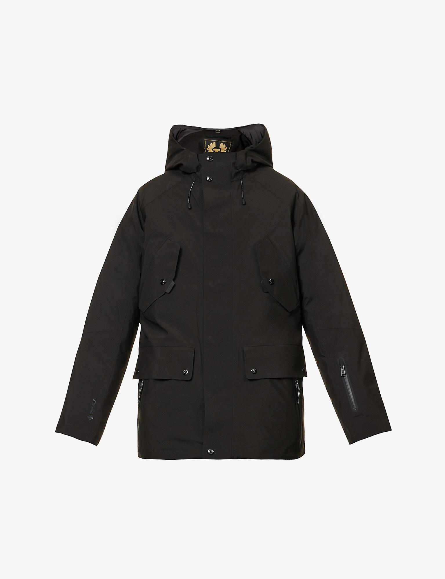 Belstaff Altitude Funnelneck Shelldown Jacket in Black for Men Lyst UK