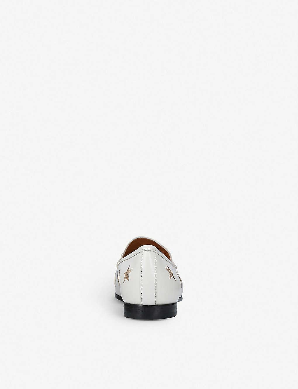 jordaan embroidered leather loafers