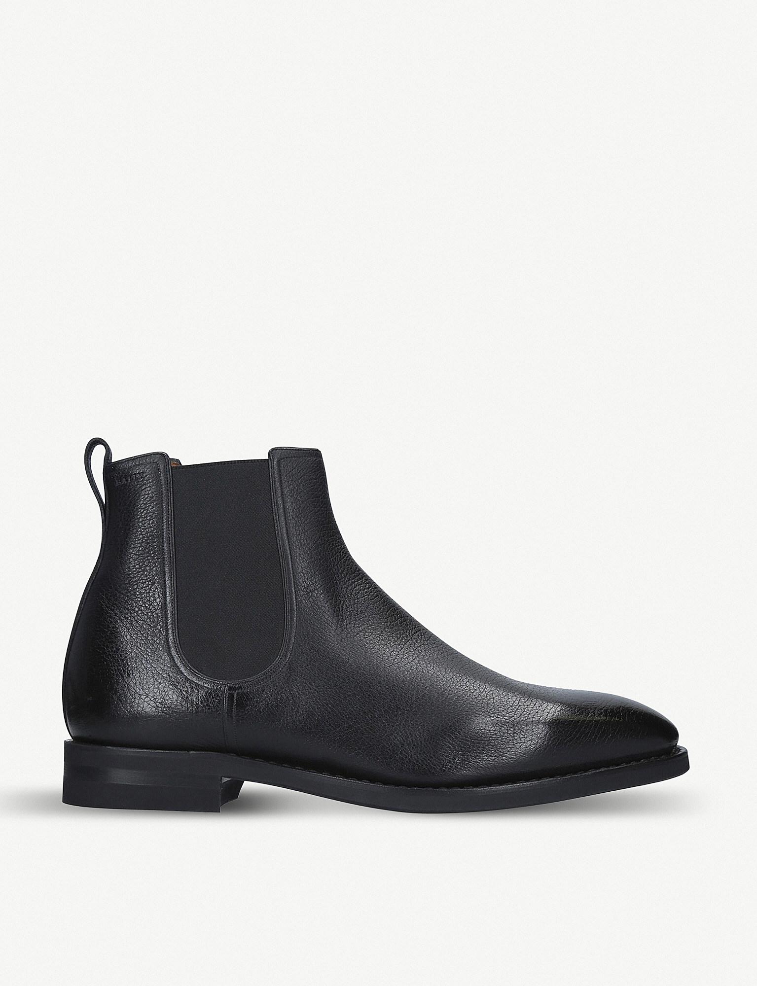 Lyst - Bally Scavone Leather Chelsea Boots in Black for Men