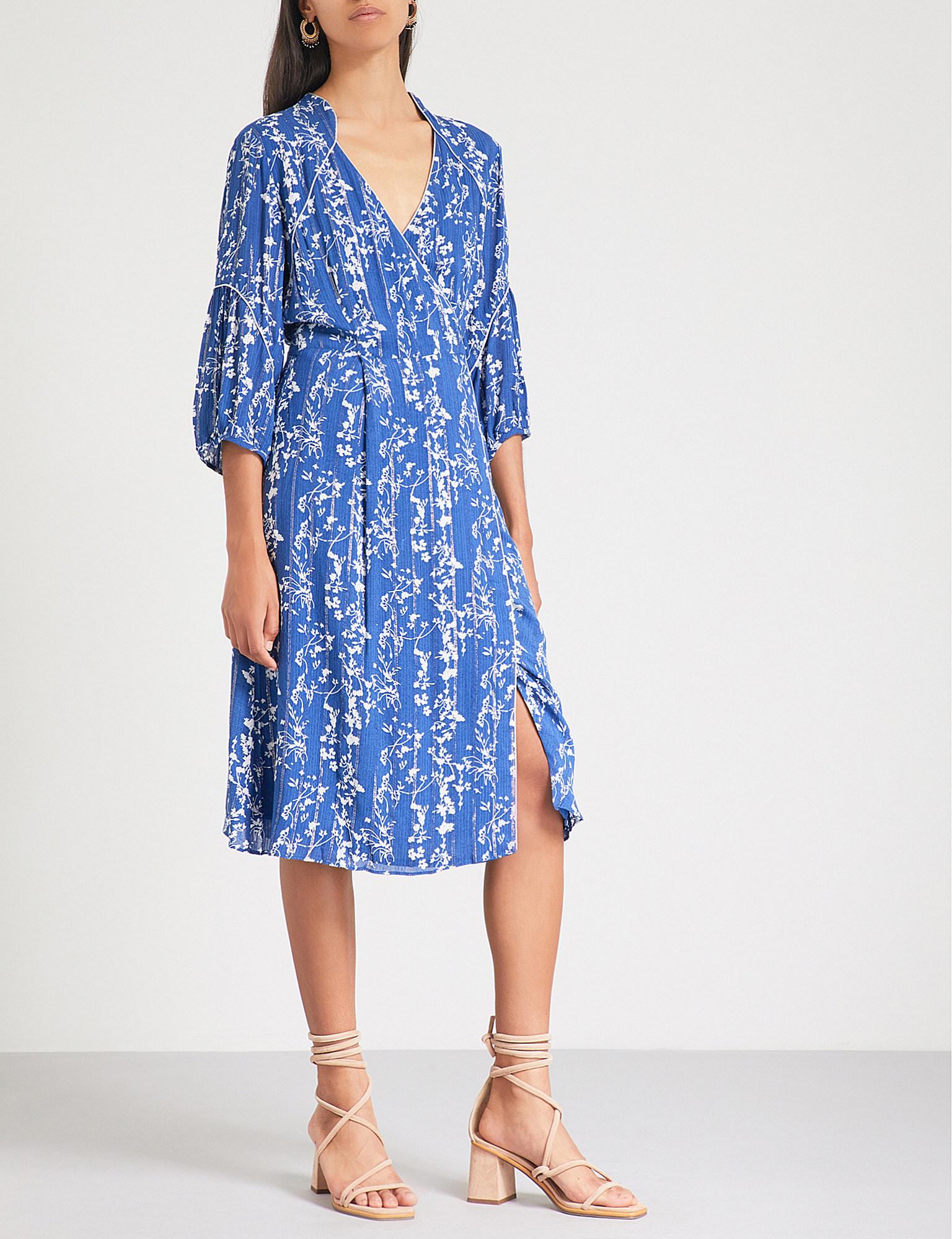 woven wrap dress