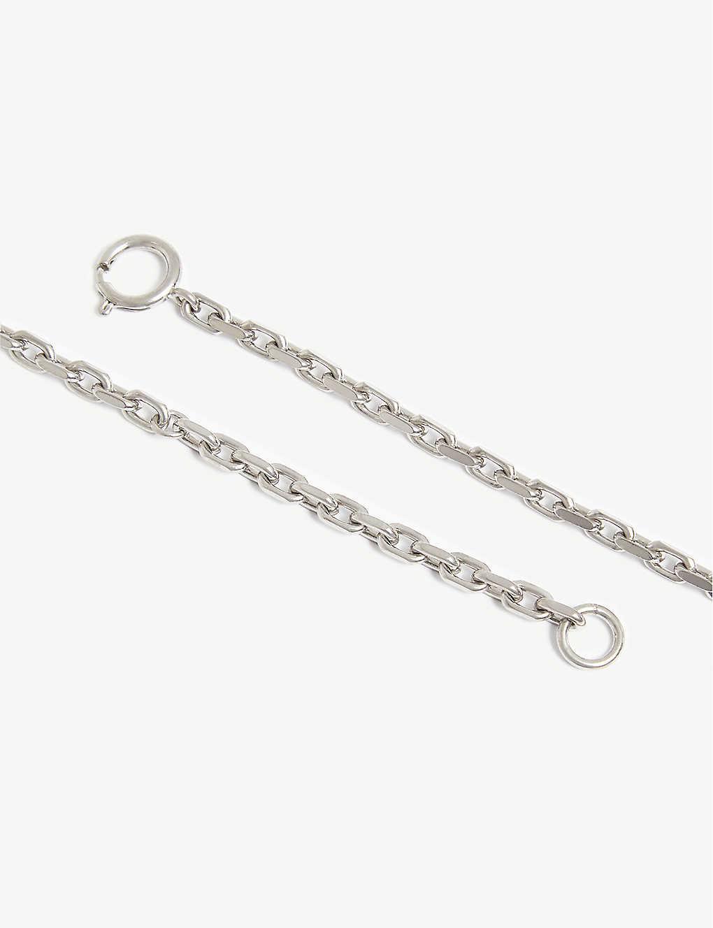 Off-White c/o Virgil Abloh Textured Hexnut Necklace in Metallic for Men