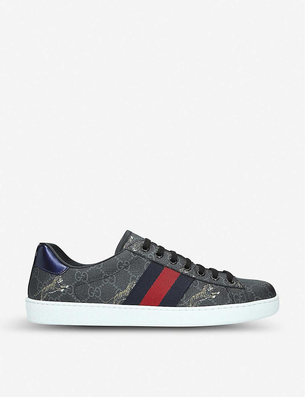 gucci trainers black