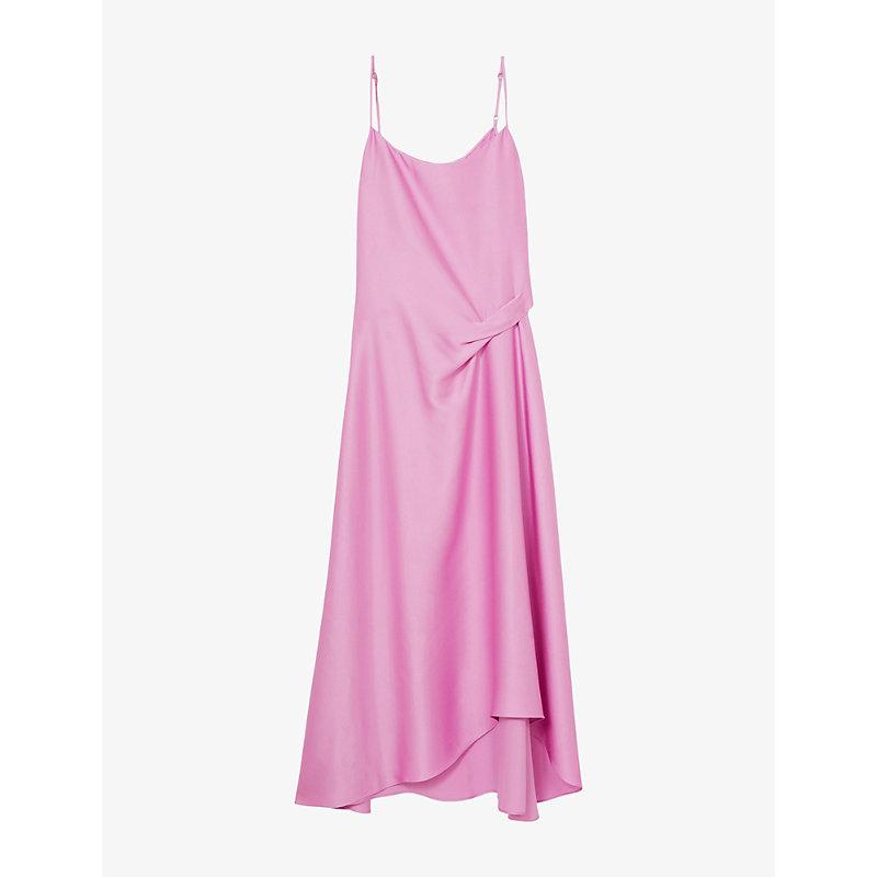 【海外限定】REISSワンピース☆Zoey Square-Neck Satin Midi Dre Reiss Zoey Draped Slip Dress | Saks Fifth Avenue