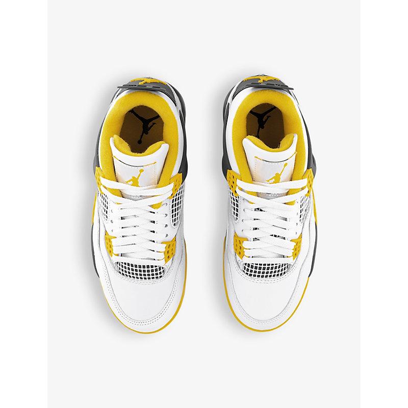 Nike yellow jordan sales