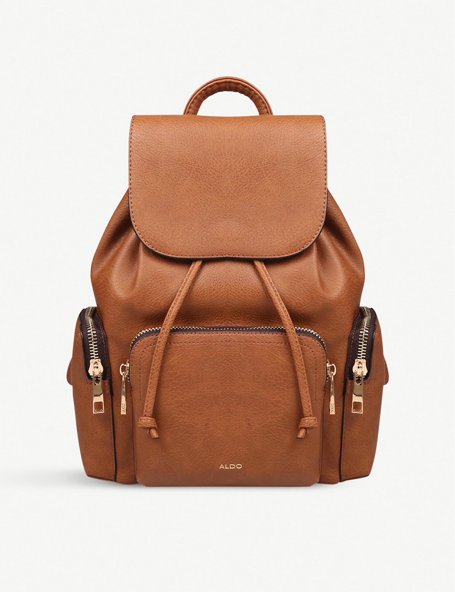 ALDO 'corsage' Drawstring Backpack in Brown | Lyst