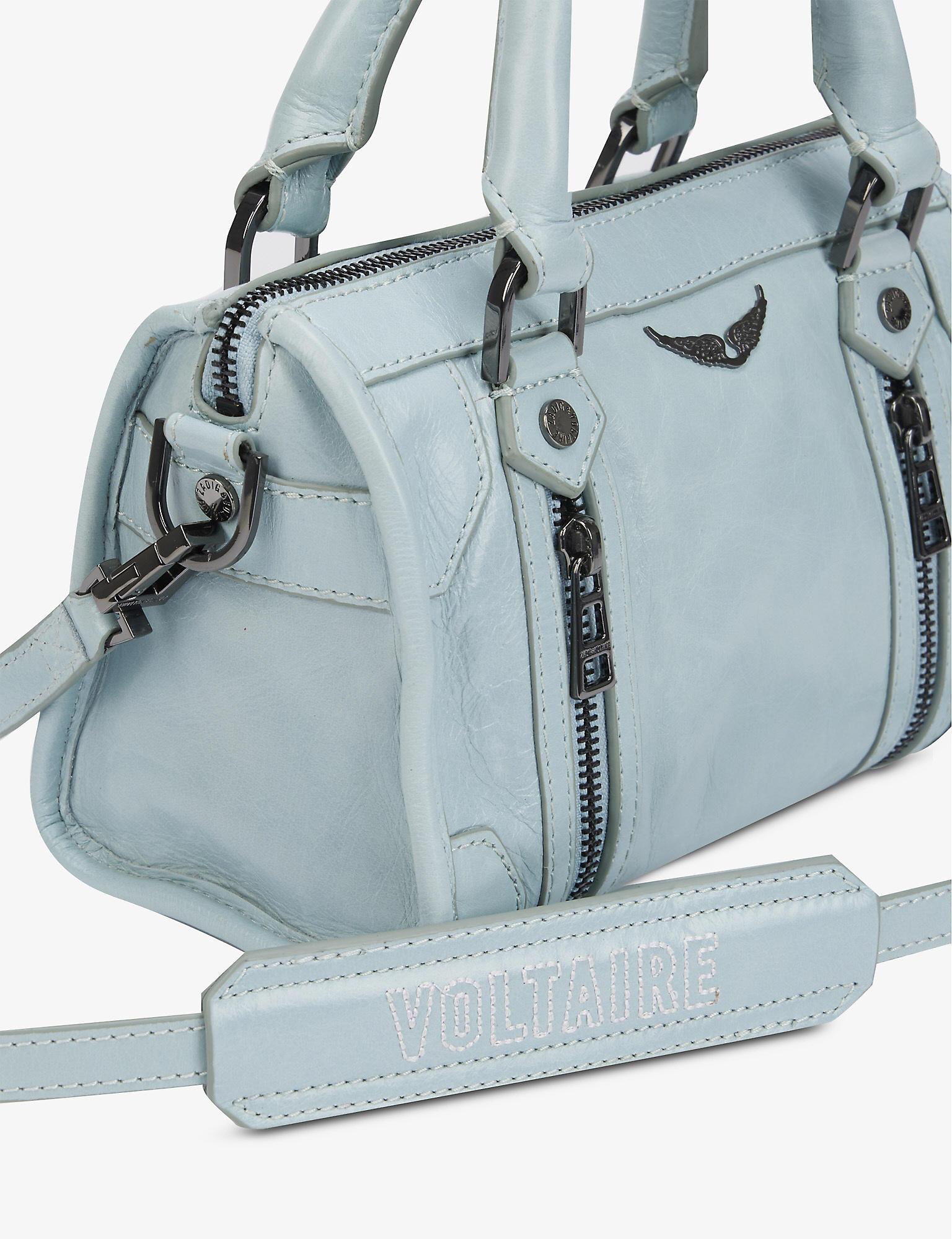 Zadig & Voltaire Xs Sunny #2 Leather Cross-body Bag in Blue | Lyst