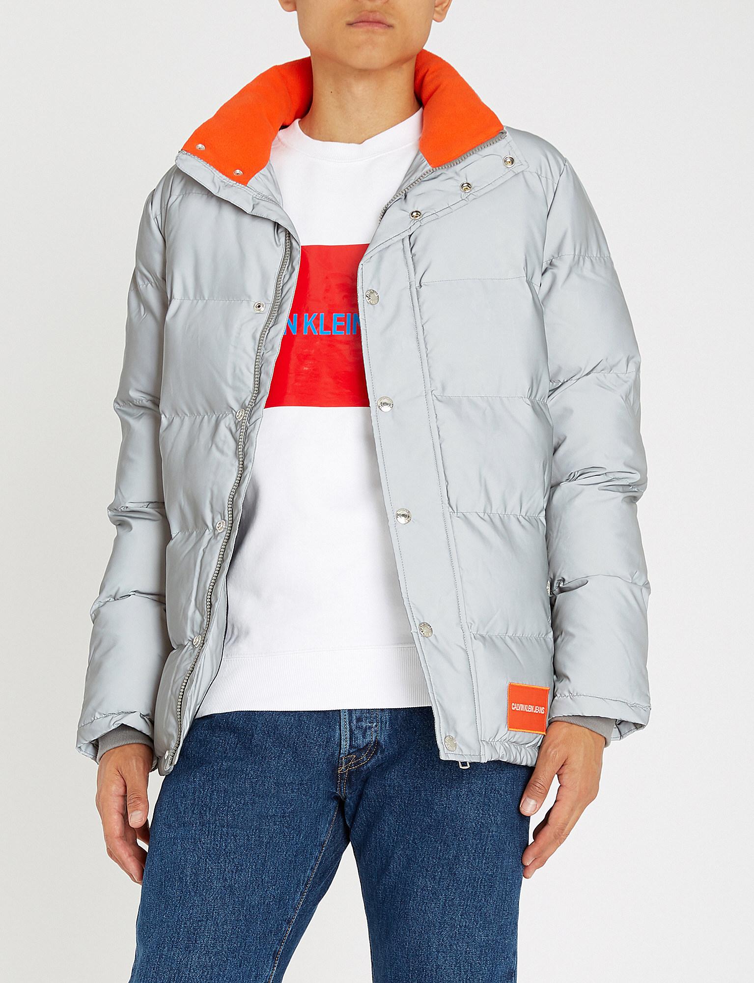 reflective puffer jacket calvin klein Shop Clothing & Shoes Online