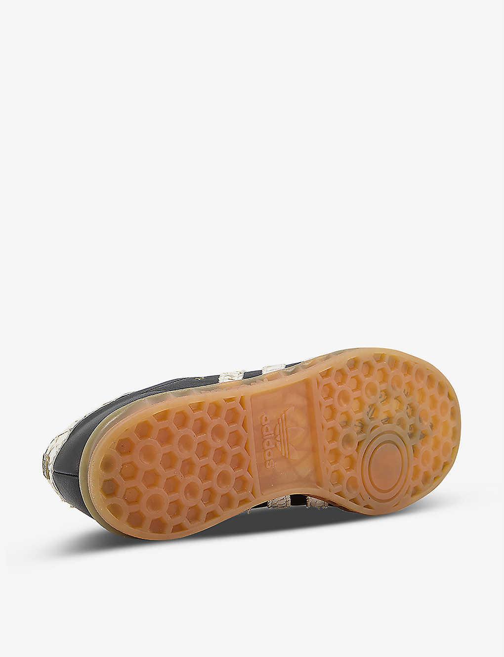 adidas hamburg trainers brown
