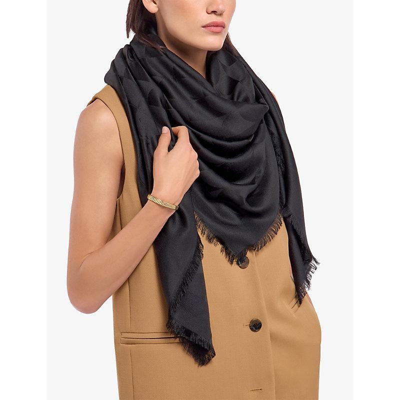 Black BVLGARI Scarves and mufflers for Women | Lyst UK