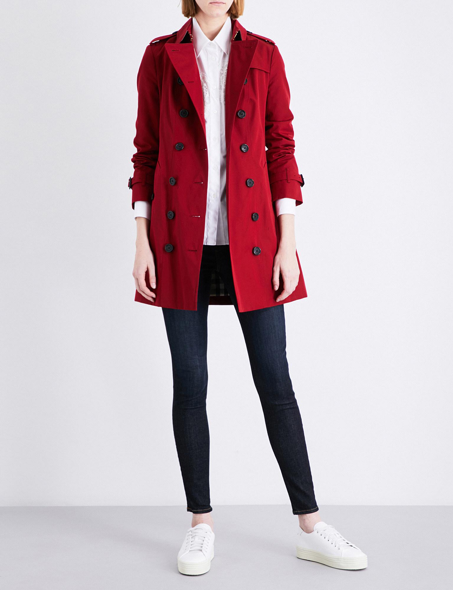 burberry sandringham red