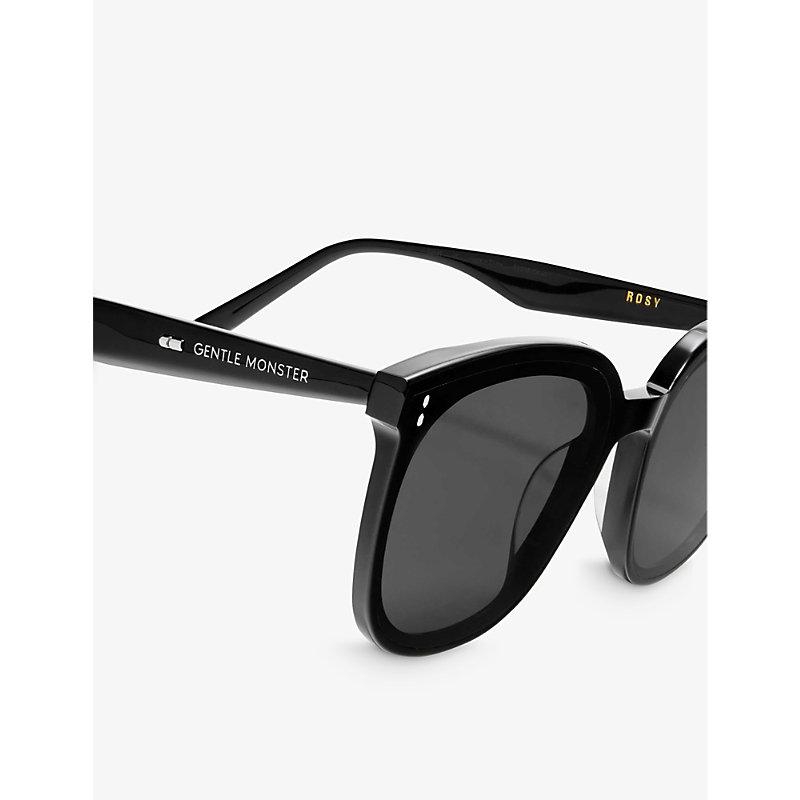 Gentle Monster Rosy-01 Square-frame Acetate Sunglasses in Black | Lyst