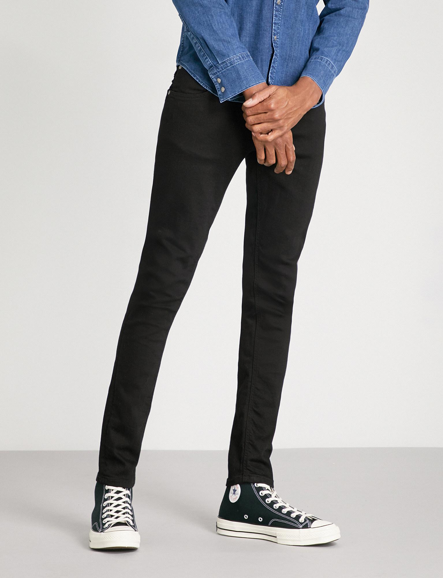 nudie jeans tight terry everblack