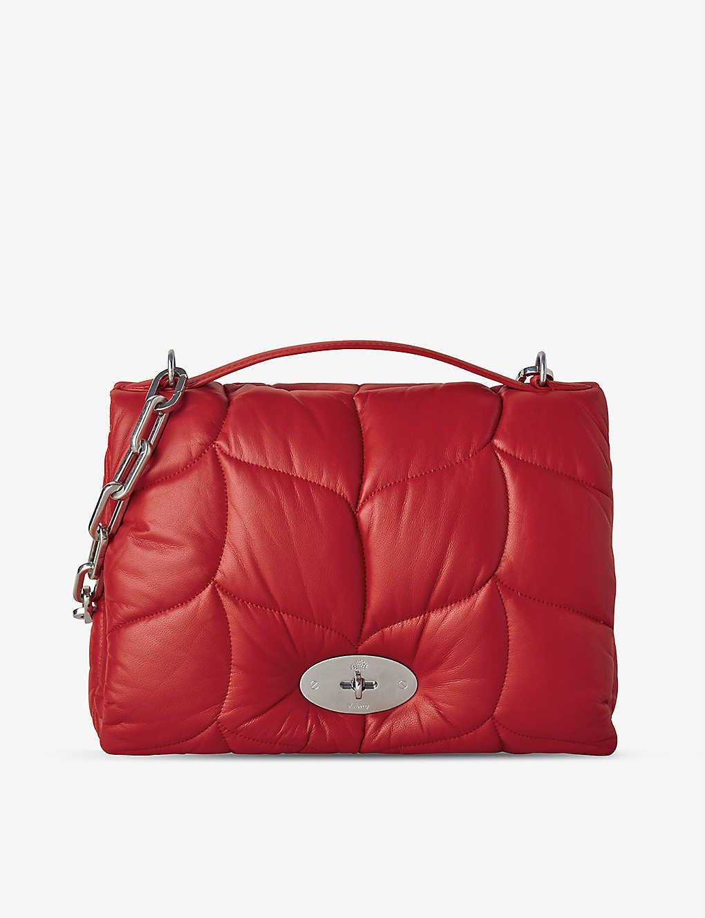 Mulberry Little Softie Leather Shoulder Bag in Red | Lyst