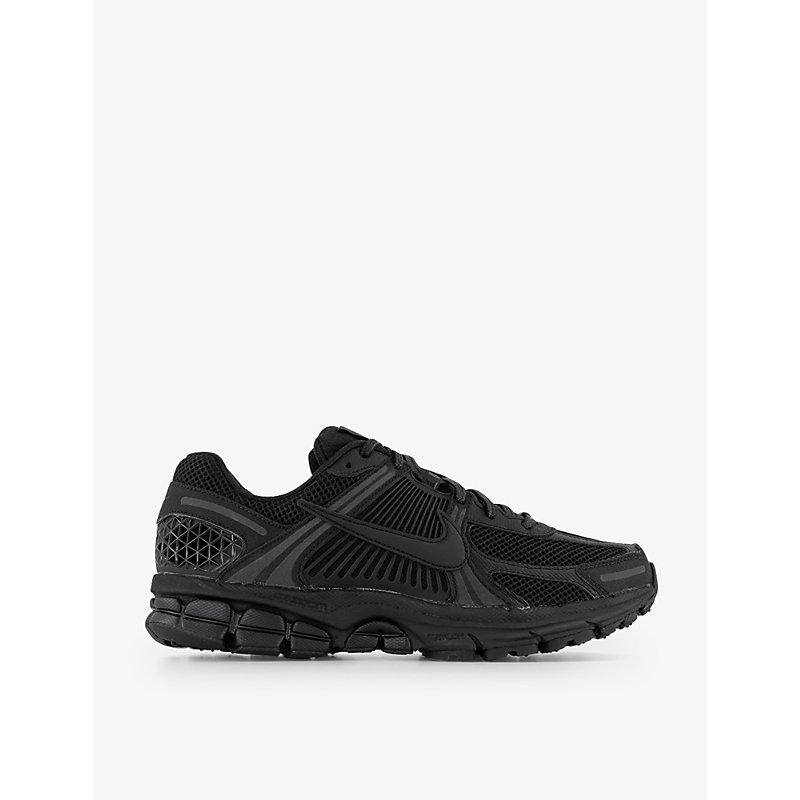 Nike Zoom Vomero 5 Logoembossed Leather And Mesh Lowtop Trainers in
